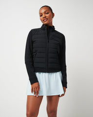 Heather Black Travis Mathew Skyloft Soft Espresso Martini Full Zip