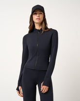 Black Travis Mathew Moveknit Full Zip 2.0