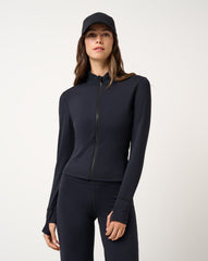 Black Travis Mathew Moveknit Full Zip 2.0