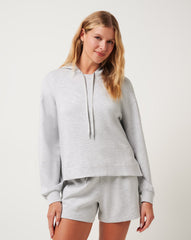 Heather Light Grey Travis Mathew Skyloft Soft Hoodie
