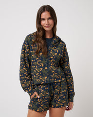 Navy Blazer Floral Multi Travis Mathew Cloud Fleece Printed Hoodie