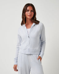 Heather Ancient Water Travis Mathew Cloud Terry Zip Hoodie