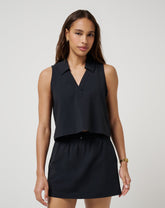 Black Travis Mathew Timeless Breezeblend Polo