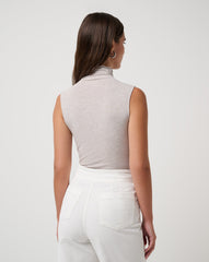 Heather Savannah Tan Travis Mathew Captivate Mock Neck Top