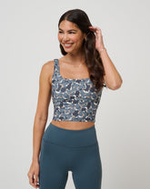 Dark Slate Multi Travis Mathew Moveknit Printed Tank