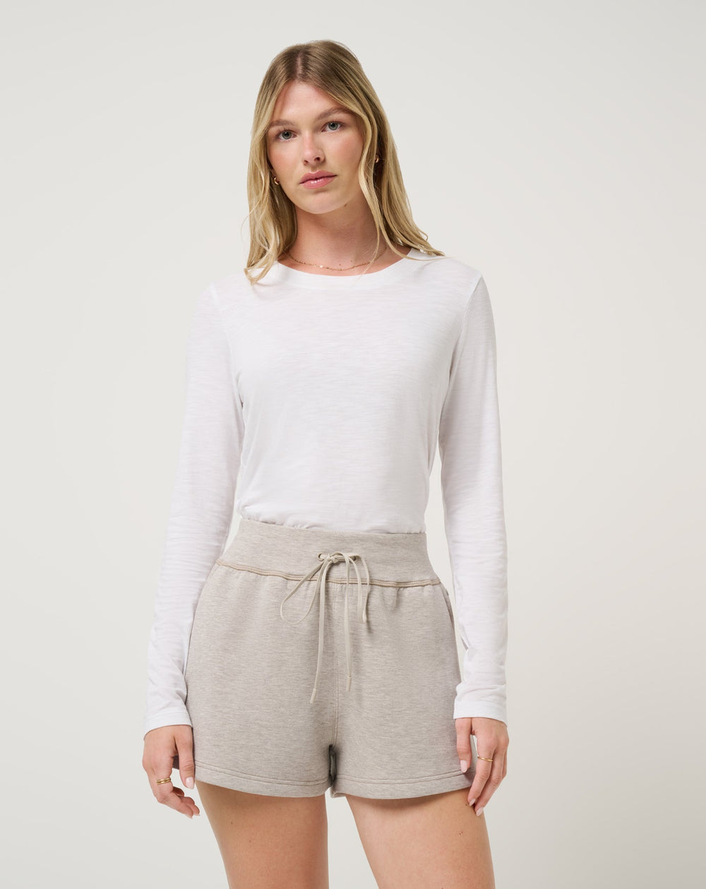 White Travis Mathew Cloud Long Sleeve Tee