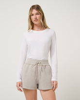 White Travis Mathew Cloud Long Sleeve Tee