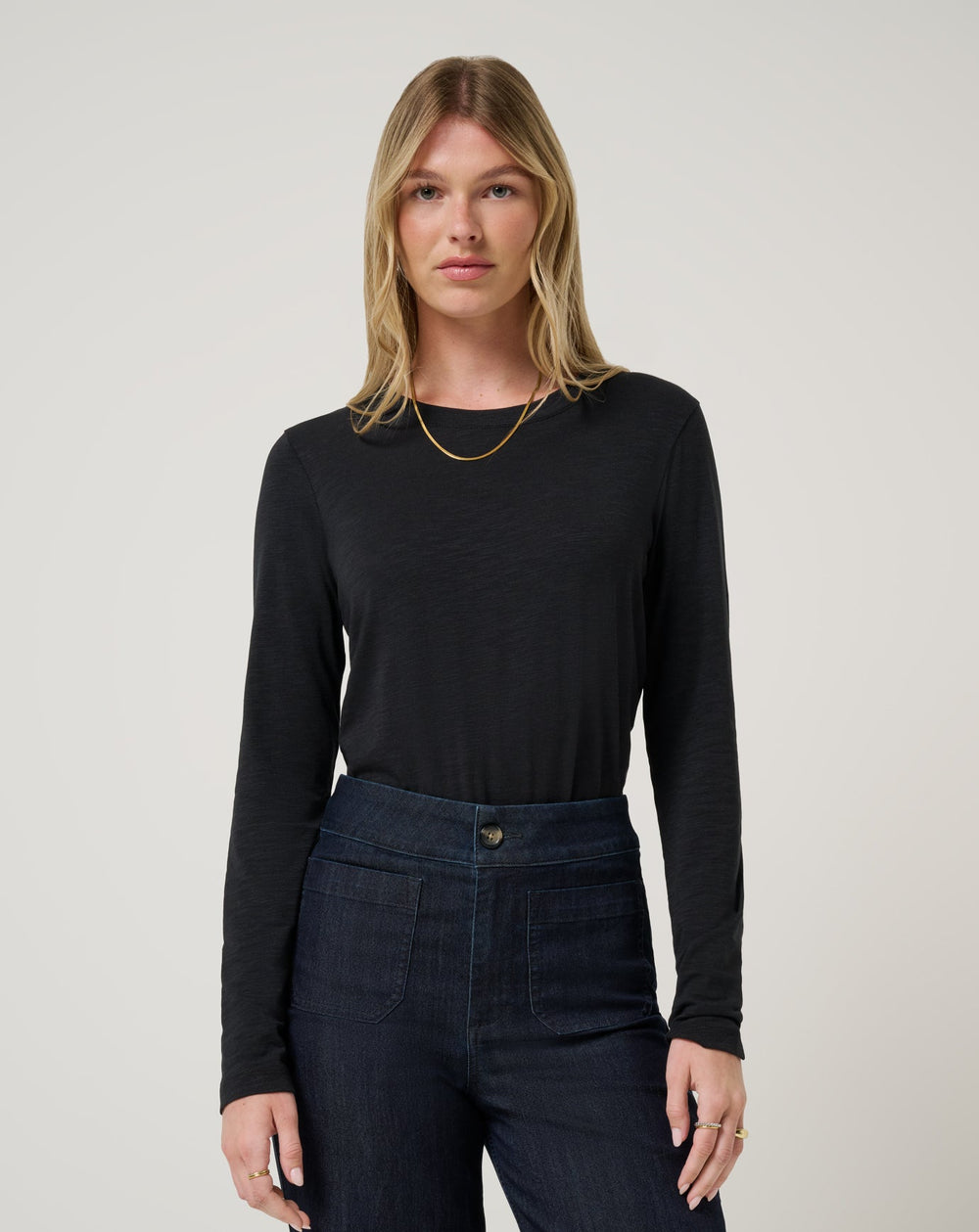 Black Travis Mathew Cloud Long Sleeve Tee
