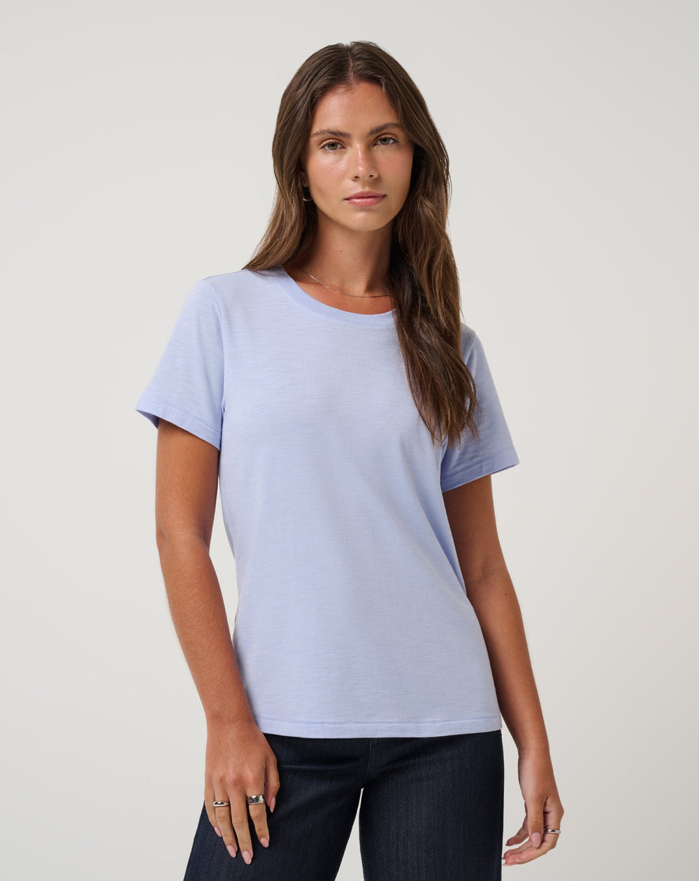 Soft Blue Travis Mathew Cloud Jersey Tee