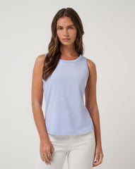 Soft Blue Travis Mathew Cloud Jersey Tank 2.0