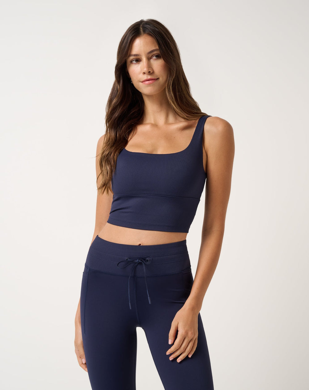 Navy Blazer Travis Mathew Moveknit Rib Sport Top