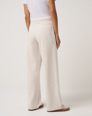 Heather Brazillian Sand Travis Mathew Cloud Fleece Clubside Wide Leg Pant