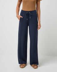 Navy Blazer Travis Mathew Cloud Terry Wide Leg Pant