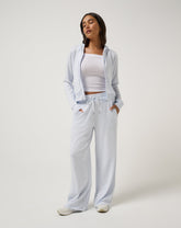 Heather Ancient Water Travis Mathew Cloud Terry Wide Leg Pant