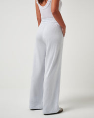 Heather Ancient Water Travis Mathew Cloud Terry Wide Leg Pant