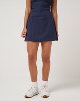 Navy Blazer Travis Mathew Moveknit Game Set Match Skort