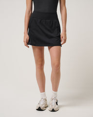 Black Travis Mathew Moveknit Game Set Match Skort