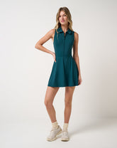 Dark Sea Travis Mathew Moveknit Sleeveless Polo Dress 2.0