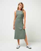 Agave Green Travis Mathew Cloud Rib Hadley Wood Dress