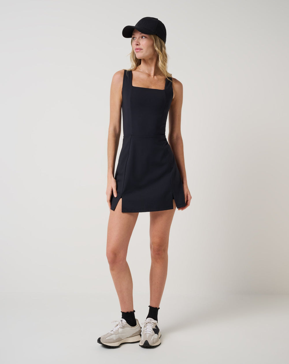 Black Travis Mathew Moveknit Sleeveless Dress