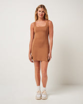Heather Chestnut Travis Mathew Moveknit Sleeveless Dress