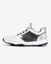 White Travis Mathew The Ringer 2 Tartan Golf Shoe