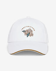 White Travis Mathew Floral Twisted Ivy Adjustable Hat