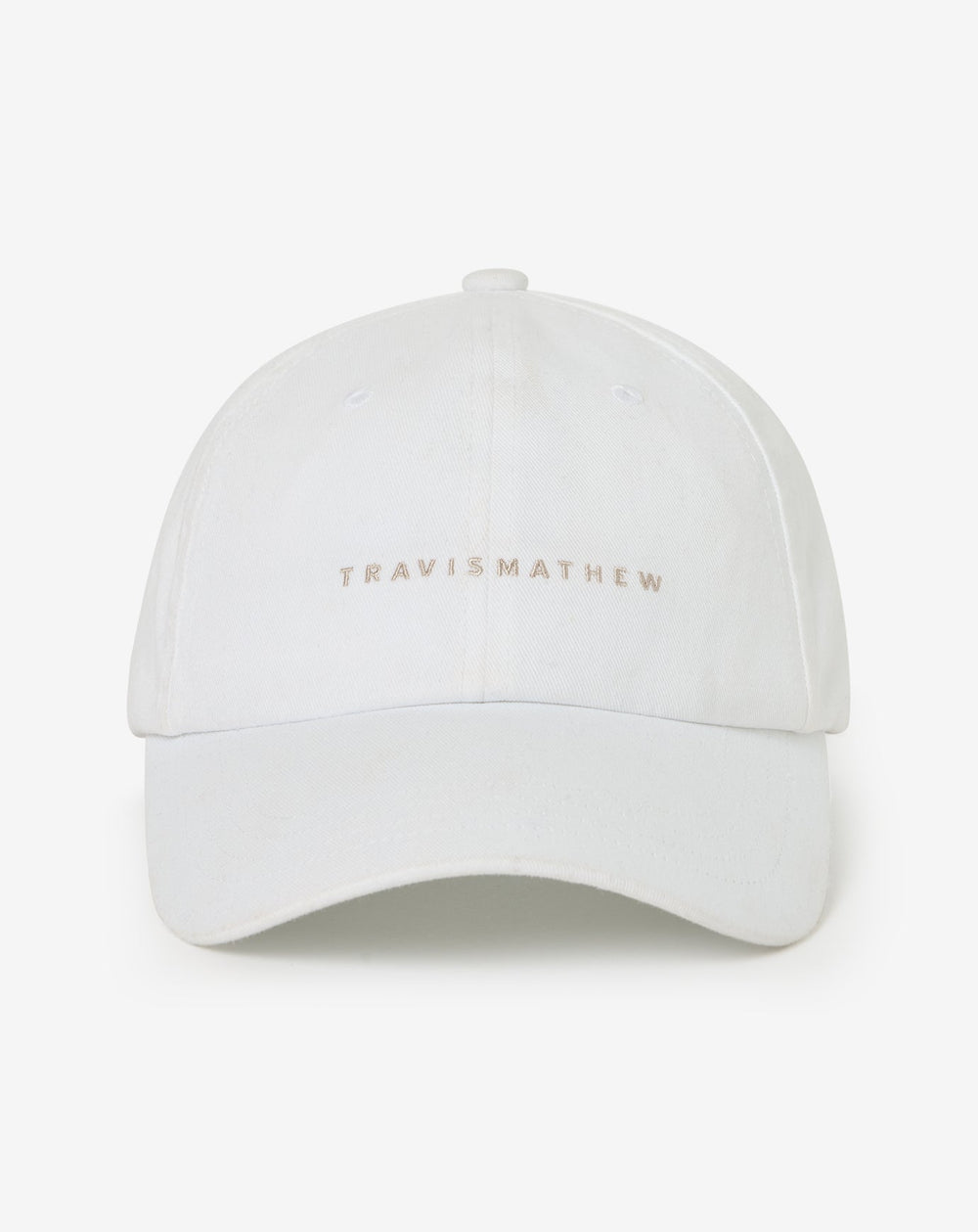 White Travis Mathew The Dad Hat