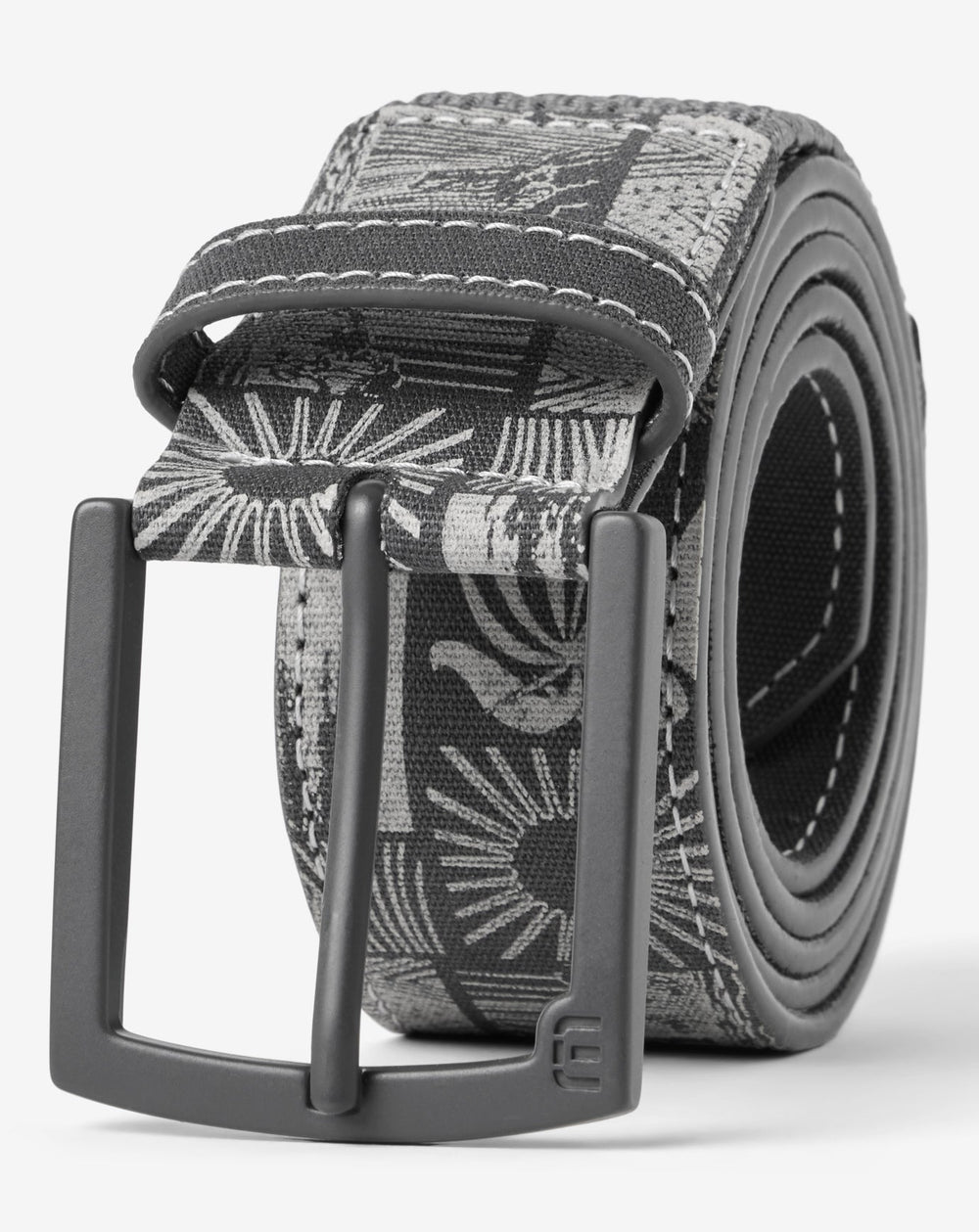 Ebony Travis Mathew Marina Mingle Canvas Stretch Belt