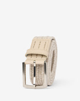 Oxford Tan Travis Mathew Popsicle Stretch Woven Leather Belt