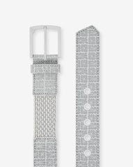 Micro Chip/White Travis Mathew Buried Treasure Hybrid Stretch Belt
