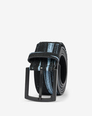 Black Travis Mathew Local Tour Canvas Stretch Belt