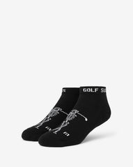 Black Travis Mathew Golf Sucks Ankle Sock