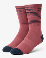 Rose Wine Travis Mathew Overall Mood Crew Sock