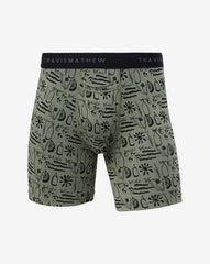 Dark Olive Travis Mathew Cabana Boxer