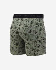 Dark Olive Travis Mathew Cabana Boxer