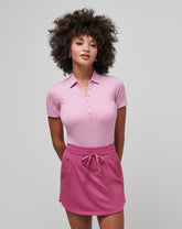 Heather Red Violet Travis Mathew Featherweight Active Polo