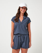 Ombre Blue Travis Mathew Shifting Sands Polo