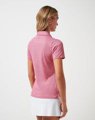 Heather Persian Red Travis Mathew Featherweight Active Polo