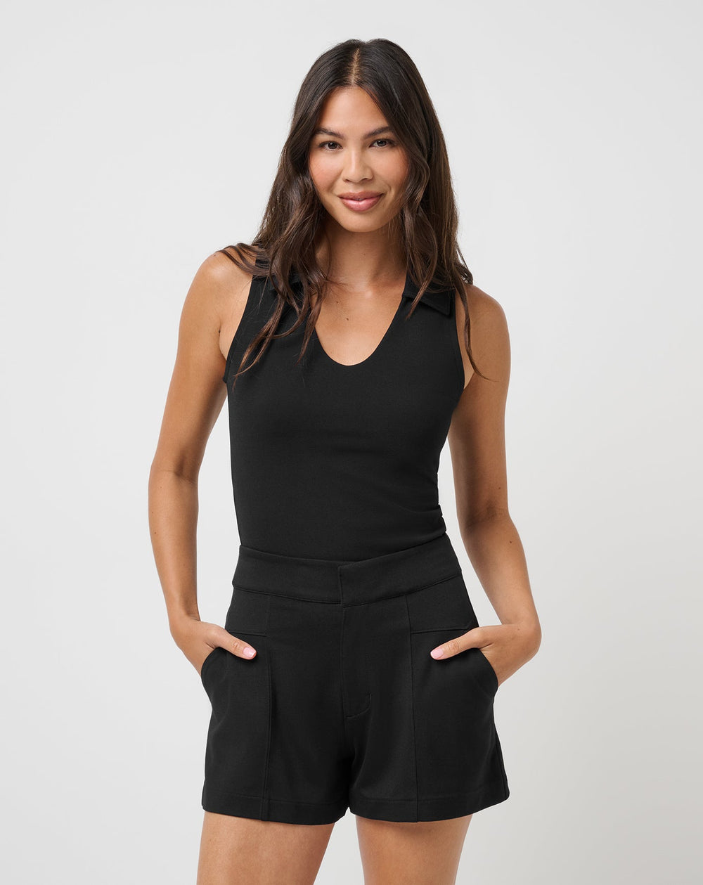 Black Travis Mathew Friday Ponte Polo