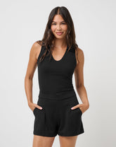 Black Travis Mathew Friday Ponte Polo