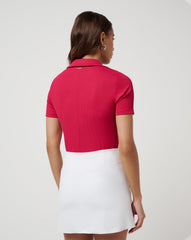 Persian Red Travis Mathew Moveknit Vneck Polo