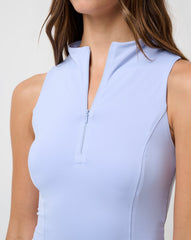 Brunnera Blue Travis Mathew Sunfire Zip Tank