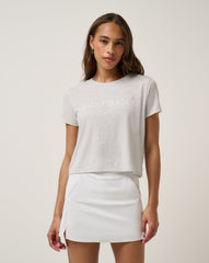 Heather Light Grey Travis Mathew Ten For Ten Graphic Tee