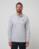Heather Grey Travis Mathew Alabama Time To Tailgate Quarter Zip