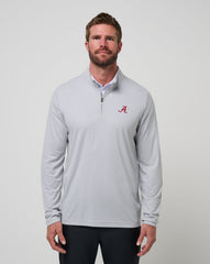 Heather Grey Travis Mathew Alabama Time To Tailgate Quarter Zip