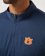 Navy Travis Mathew Auburn Time To Tailgate Quarter Zip