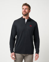 Black Travis Mathew Arkansas Time To Tailgate Quarter Zip