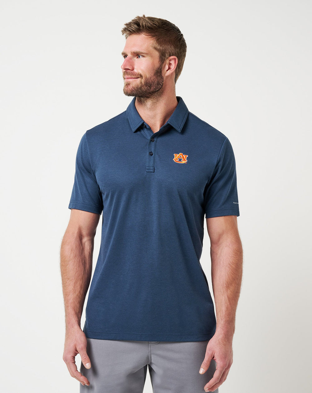 Navy Travis Mathew Auburn School Pride Polo