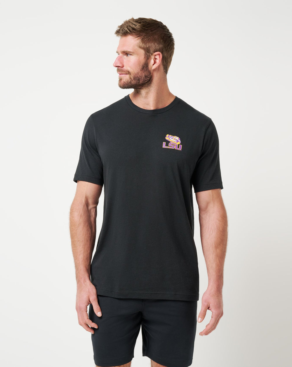 Black Travis Mathew LSU Friendly Rivalry Tee